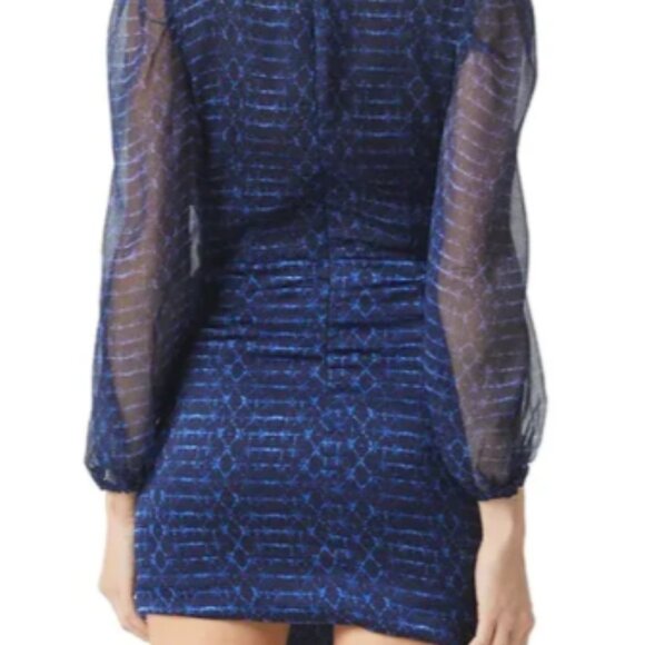 Misa Los Angeles - Size Small - Amber Dress in Midnight Shibori - Picture 3 of 10